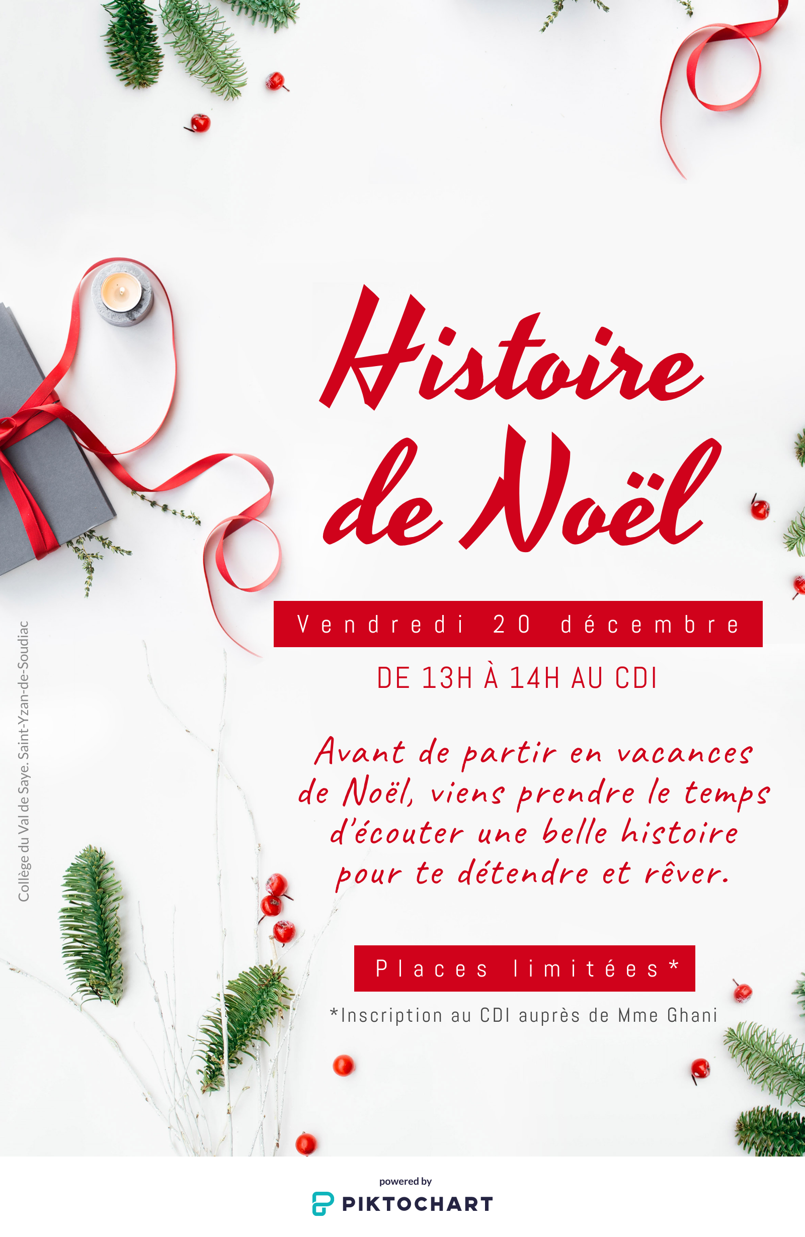 Histoire de Noël - Collège du Val de Saye